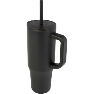 Brady szigetelt bögre szívószállal, 900 ml, fekete