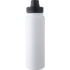 Duplafal palack telefontartval, 800 ml, fehr (termosz)