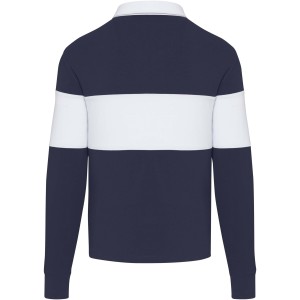 Elevate Clyde uniszex GOTS rugby pulver, Navy, White (pulver)