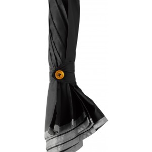 Esernyő fényvisszaverő szegéllyel, fekete (esernyő)