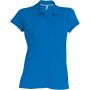 Kariban női Piké póló, Light Royal Blue