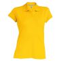 Kariban női Piké póló, Yellow