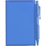 Jegyzettömb tollal, fekete tollbetéttel, kék (2736-05CD)