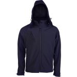 Kariban frfi kapucnis softshell dzseki, Navy (KA413NV)