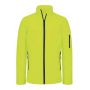 Kariban frfi softshell dzseki, Fluorescent Yellow