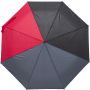 8 paneles automata esernyő, piros/fekete