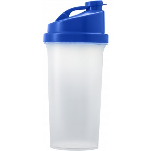Műanyag protein shaker, kék (pohár)