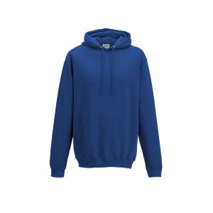 AWDIS kapucnis pulóver, kevertszálas, Royal Blue (pulóver)