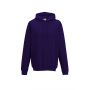 AWDIS kapucnis pulóver, kevertszálas, Ultra Violet
