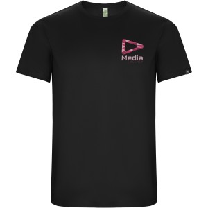 Roly Imola frfi sportpl, Solid black (T-shirt, pl, kevertszlas, mszlas)