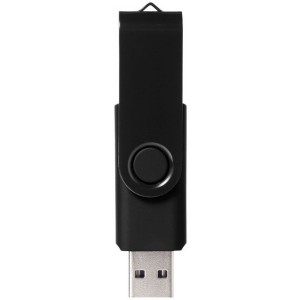 Rotate Metalic pendrive, fekete, 8GB (raktri) (pendrive)