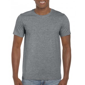 Gildan SoftStyle férfi póló, Graphite Heather (T-shirt, póló, kevertszálas, műszálas)