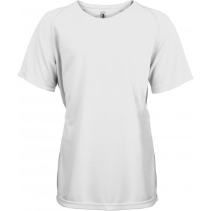 ProAct gyerek sportpóló, White (T-shirt, póló, kevertszálas, műszálas)