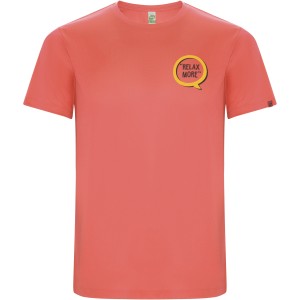 Roly Imola frfi sportpl, Fluor Coral (T-shirt, pl, kevertszlas, mszlas)