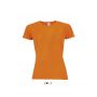 Sols Sporty raglánujjas női póló, Neon Orange