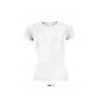 Sols Sporty raglánujjas női póló, White